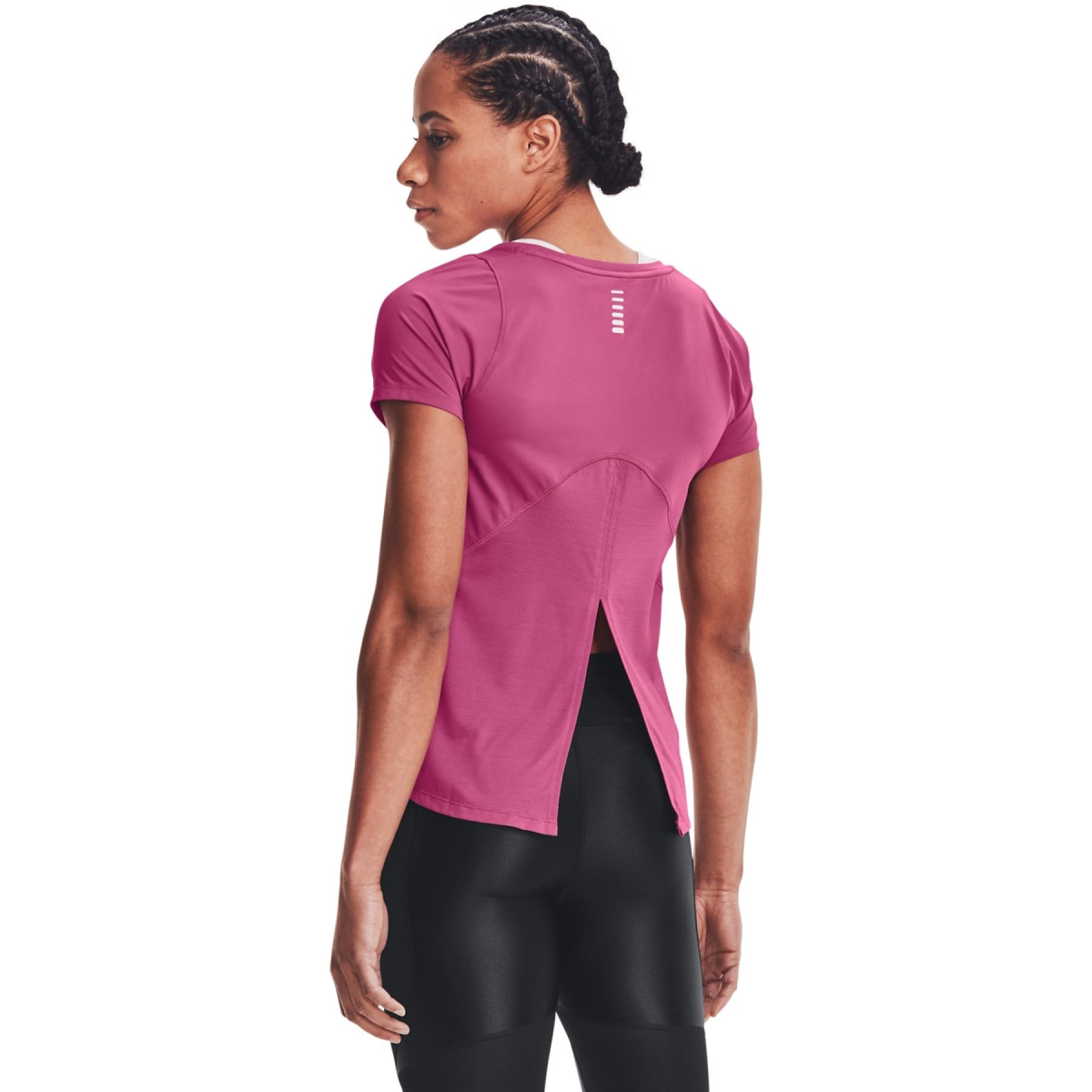 Maillot de mujer Under Armour à manches courtes iso-chill Run