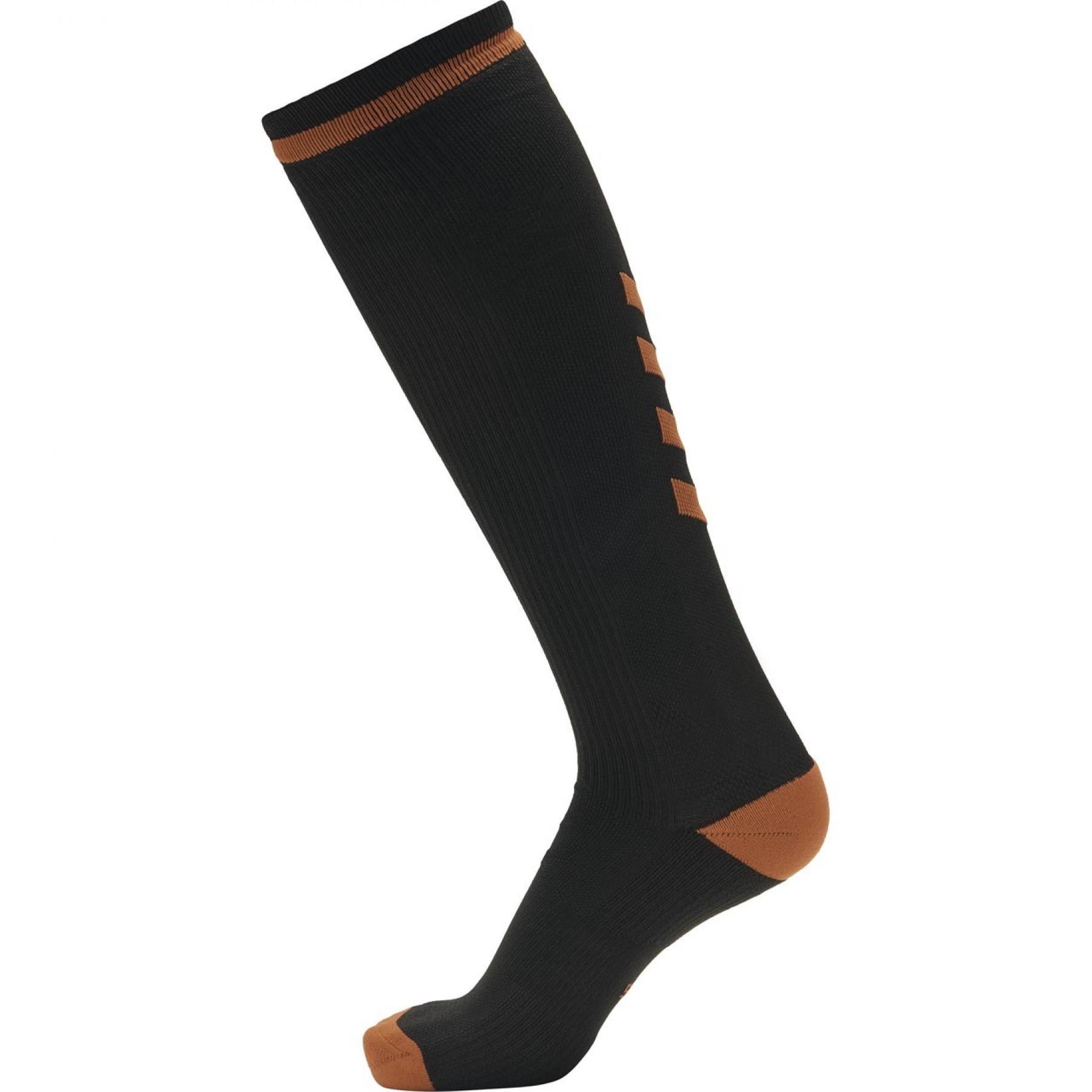 Paquete de 5 pares de calcetines oscuros Hummel Elite Indoor high (coloris au choix)