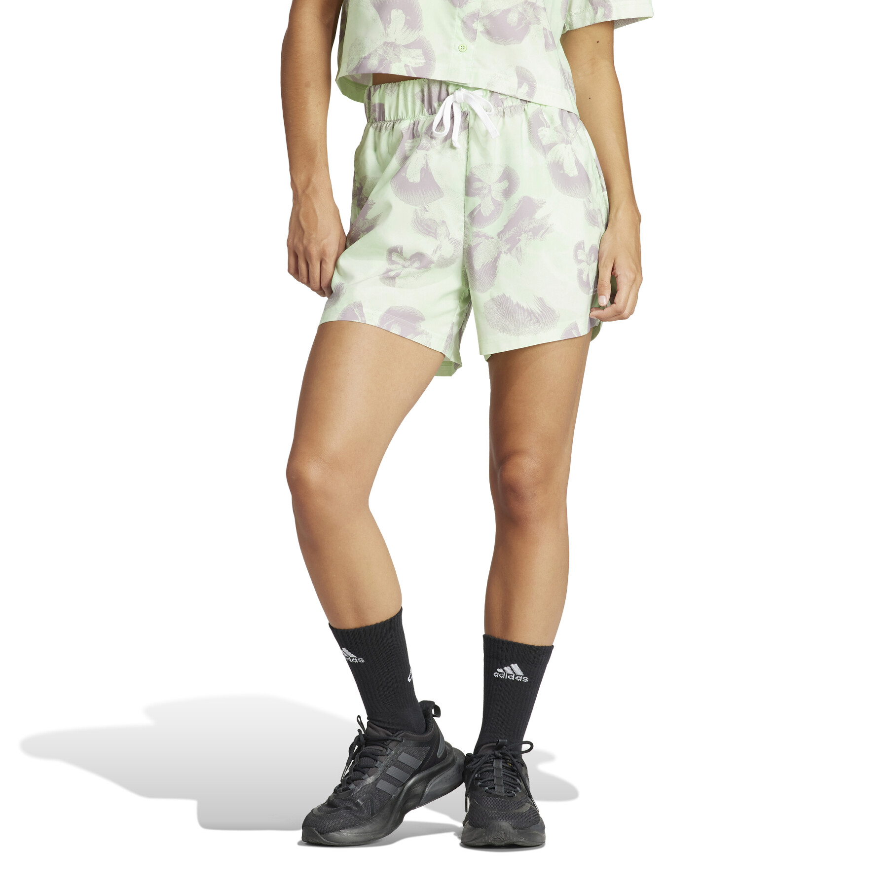 Pantalones cortos de mujer adidas Floral Graphic