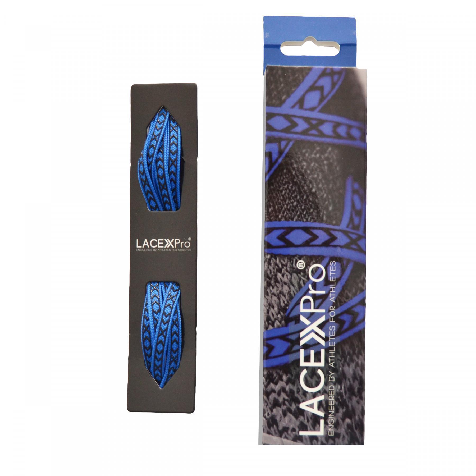 Cordones Lacex Pro Grip azul oscuro