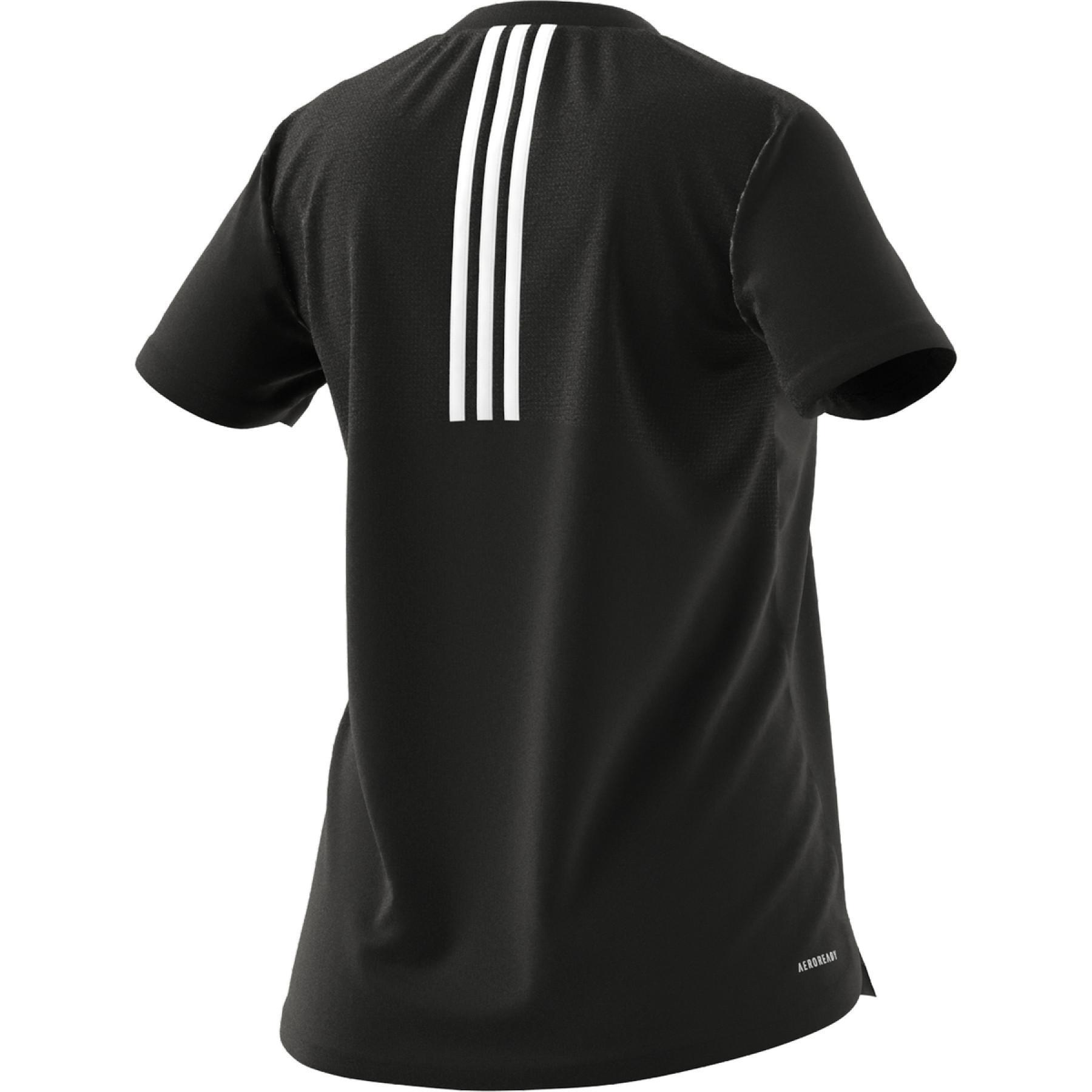 Camiseta de mujer adidas Aeroready Designed 2 Move 3-Bandes Sport