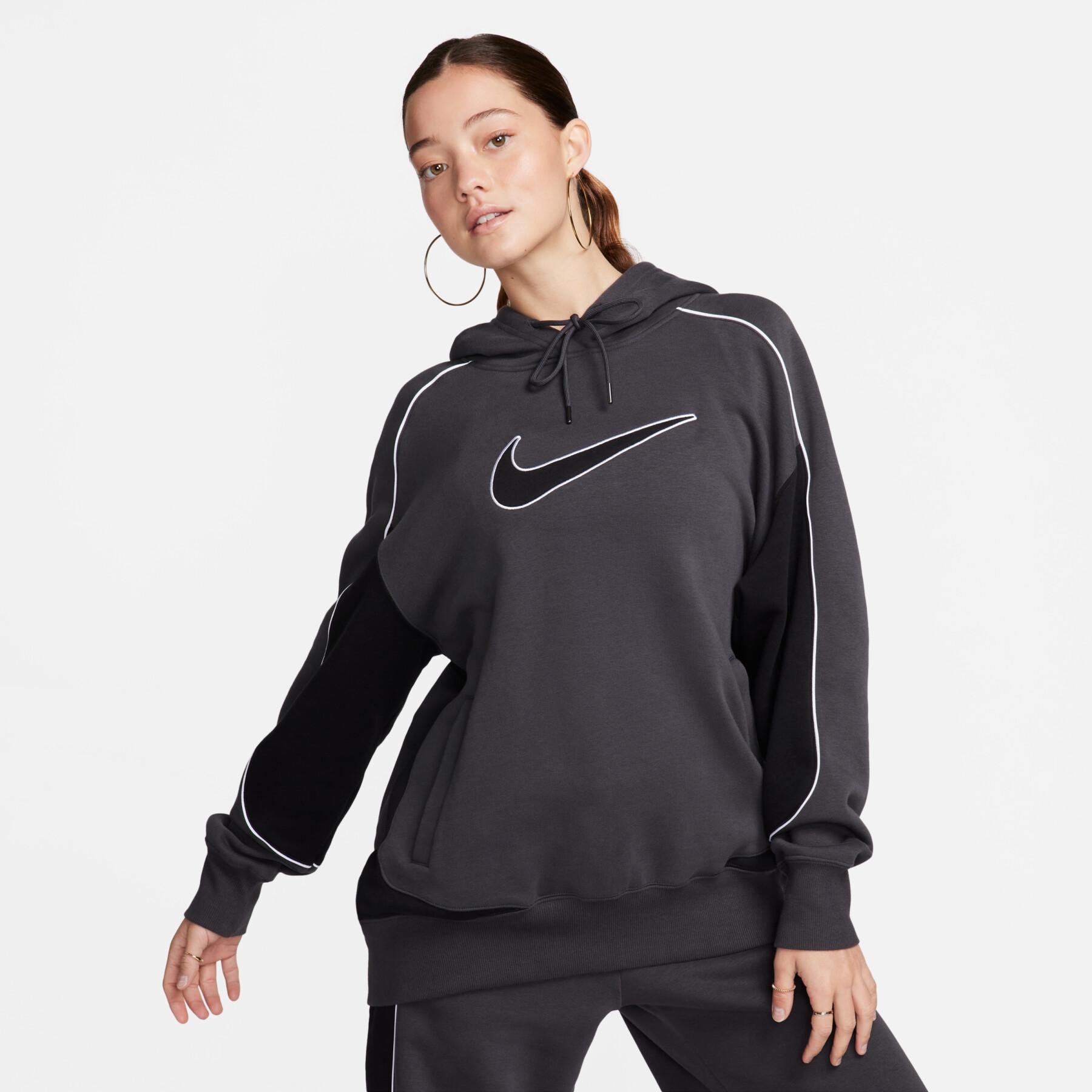 Sudadera oversize con capucha de forro Nike
