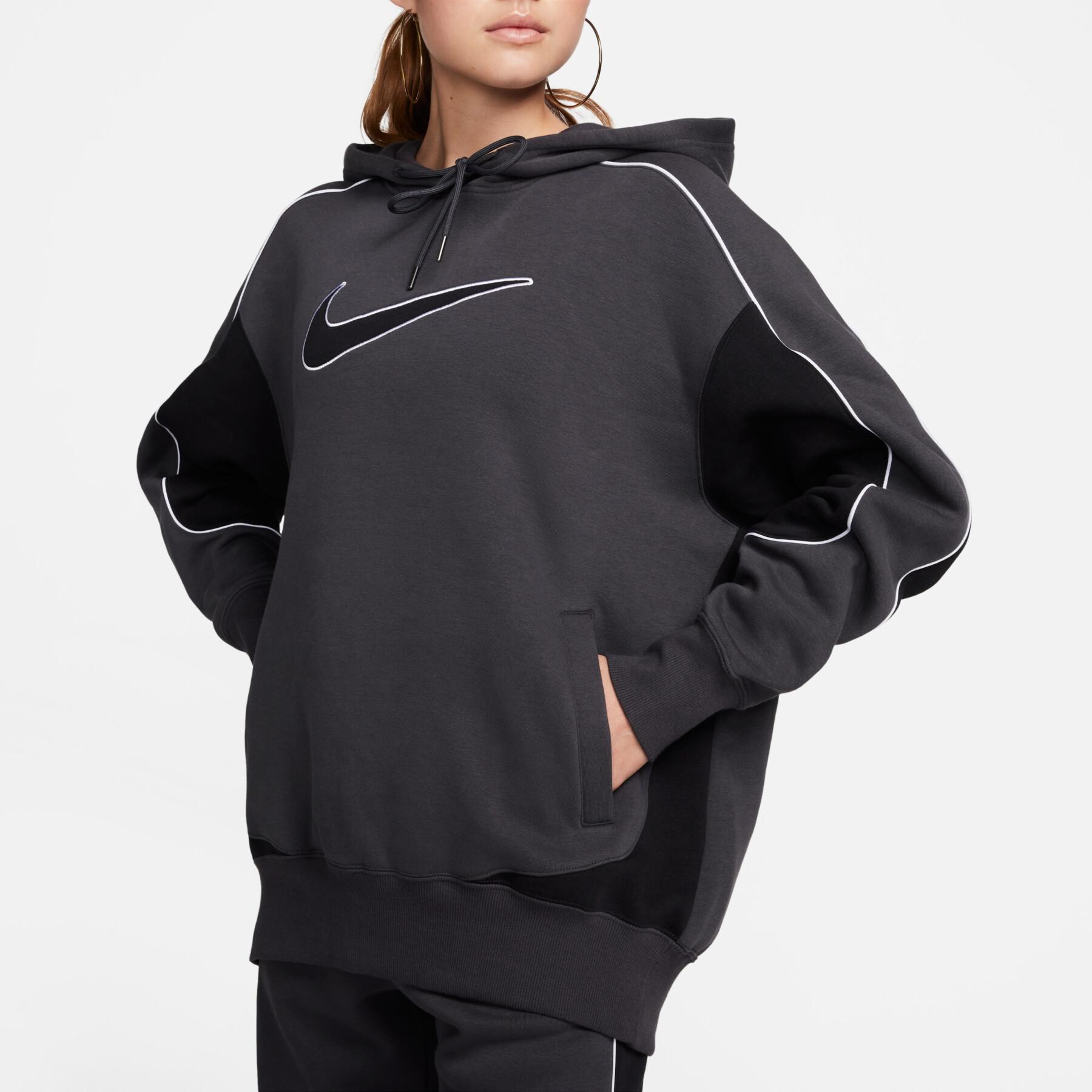 Sudadera oversize con capucha de forro Nike