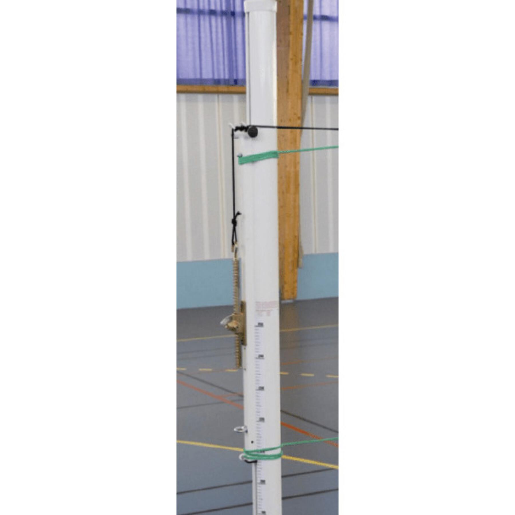 Par de postes de voleibol de competición diam.90 alu reforzado (torno externo) Sporti France