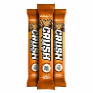 Cafetería Biotech USA crush bar - Chocolat-beurre de noise (x12)