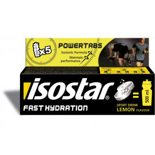 Tabletas Isostar Powertabs Fast Hydration citron (12 tubes)