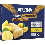 Paquete de 5 barritas energéticas fundentes, incluida 1 barrita gratis Apurna Citron/Amande