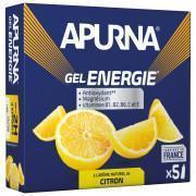 Paquete de 5 geles Apurna Energie Citron - 35g