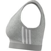 Sujetador con almohadillas extraíbles para mujeres adidas Essentials 3-Stripes