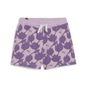 Pantalón corto estampado de niña Puma Ess+ Blossom